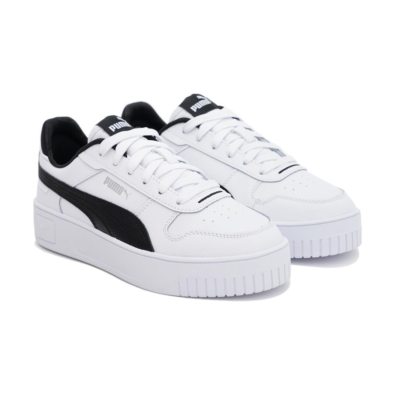 Puma 389390 Carina Street Spor Ayakkabı Beyaz-Siyah - 3