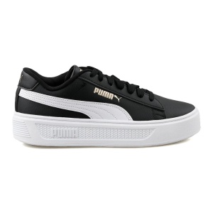 Puma 390758 Smash Platform V3 Spor Ayakkabı Siyah-Beyaz 