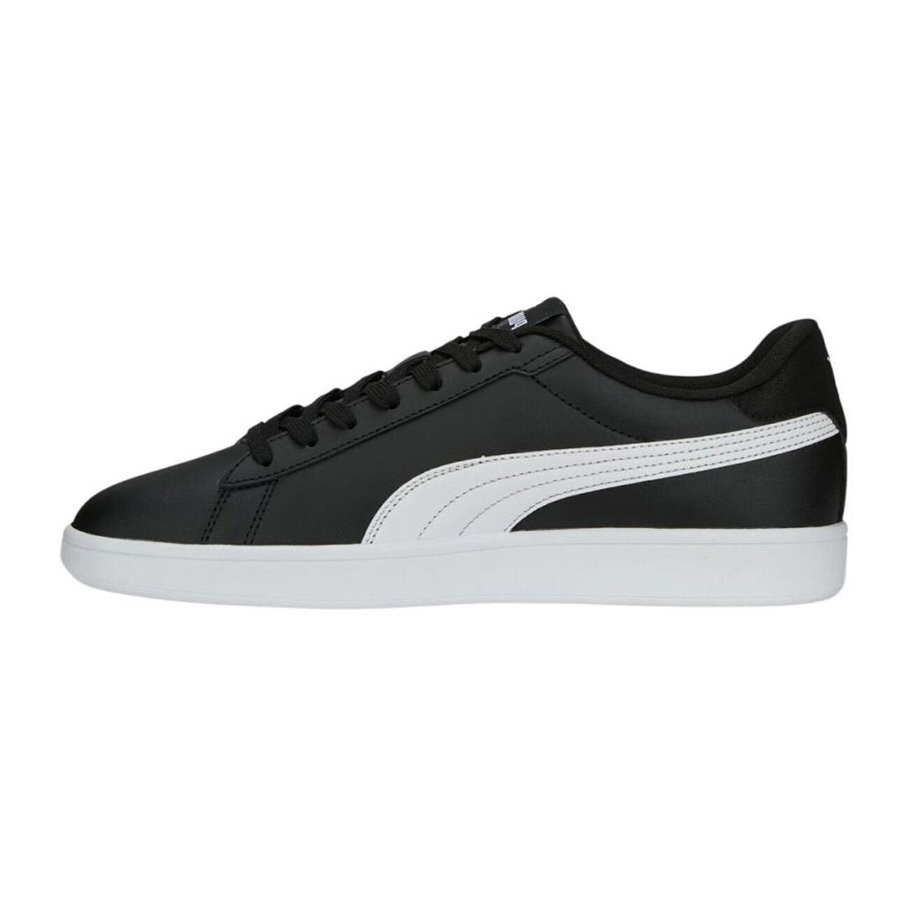 Puma 390987 Smash 3.0 L Spor Ayakkabı Siyah-Beyaz - 2