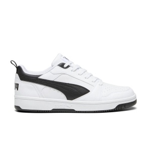 Puma 392328 Rebound v6 Low Beyaz-Siyah 