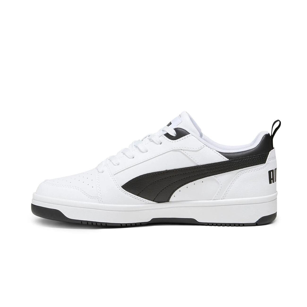 Puma 392328 Rebound v6 Low Beyaz-Siyah - 2