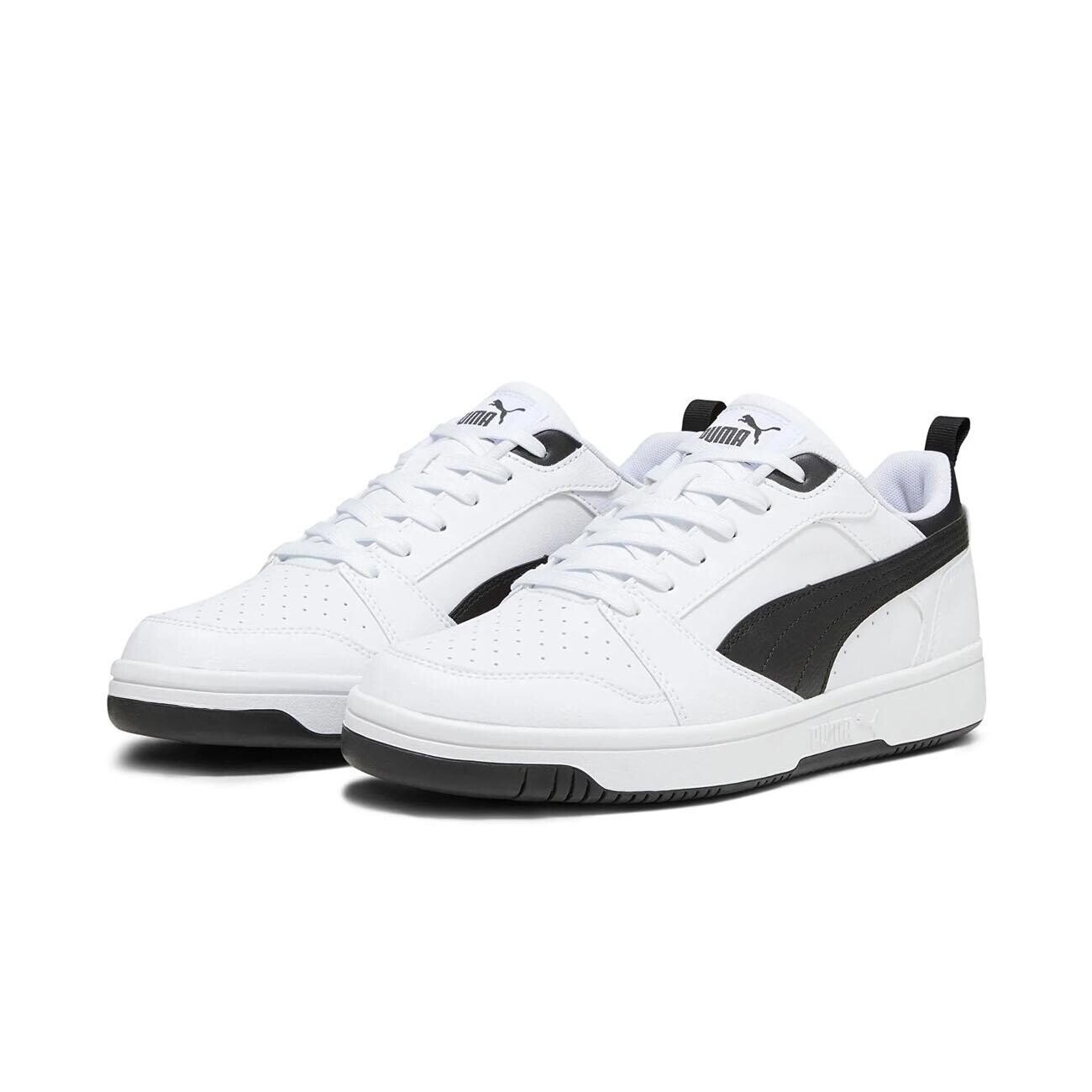 Puma 392328 Rebound v6 Low Beyaz-Siyah - 3