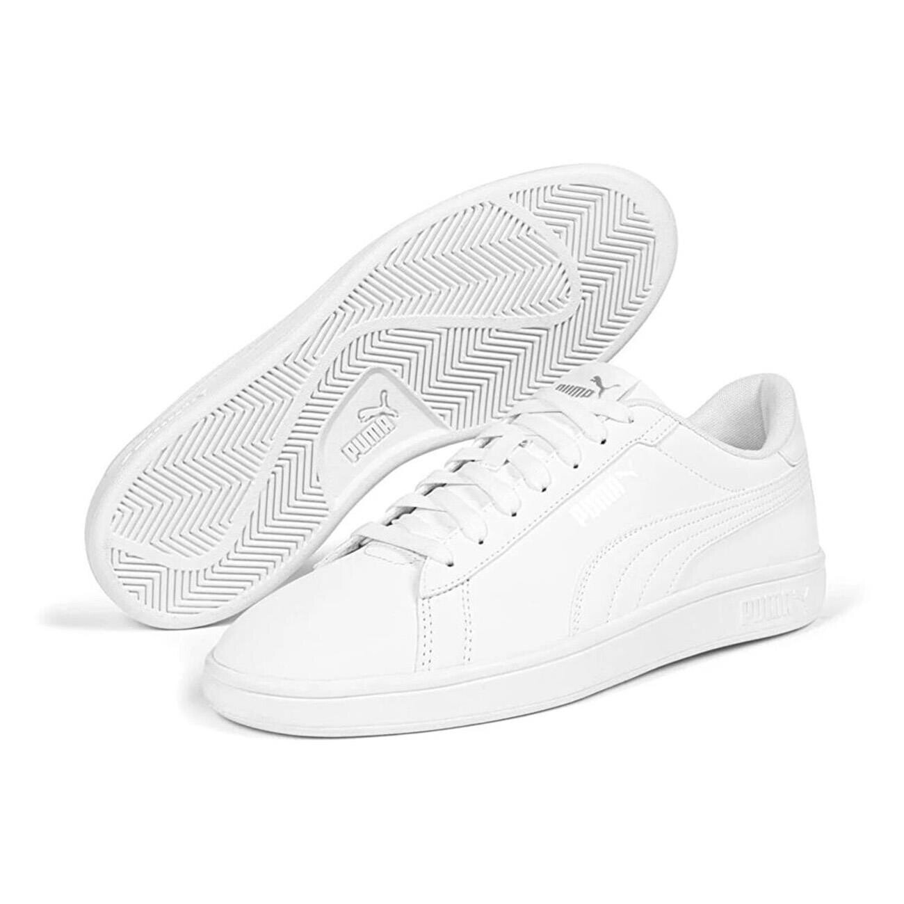 Puma 392336 Smash 3.0 Buck Spor Ayakkabı Beyaz - 3