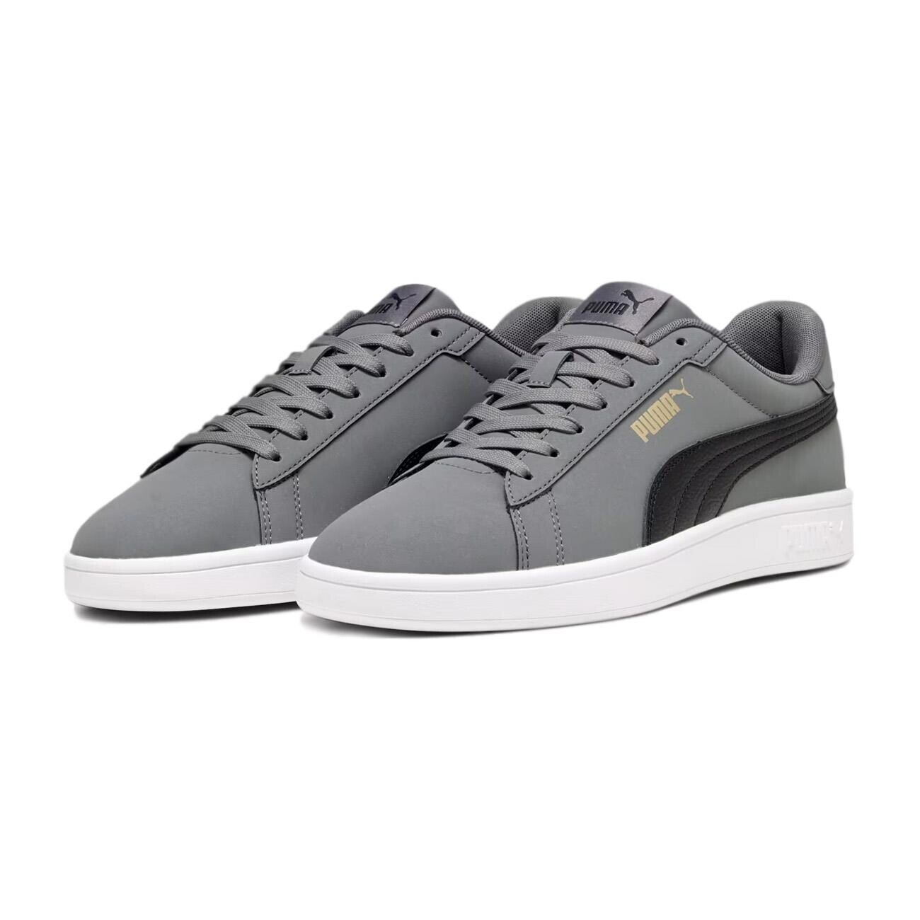 Puma 392336 Smash 3.0 Buck Spor Ayakkabı Gri - 4