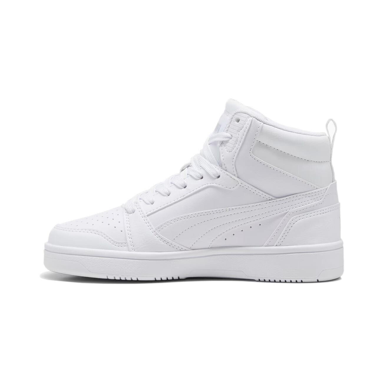 Puma 393831 Rebound V6 Mid Jr Spor Ayakkabı Beyaz - 2