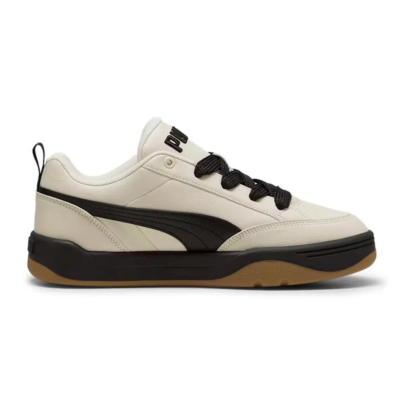 Puma 395084 Park Lifestyle-White-Gray-Sugared Almond Spor Ayakkabı Bej - 2