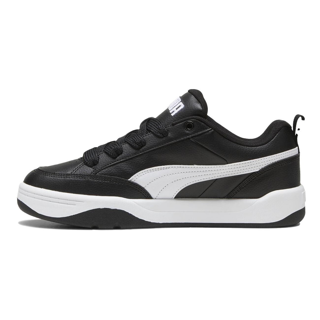 Puma 395084 Park Lifestyle-White-Gray-Sugared Almond Spor Ayakkabı Siyah - 2