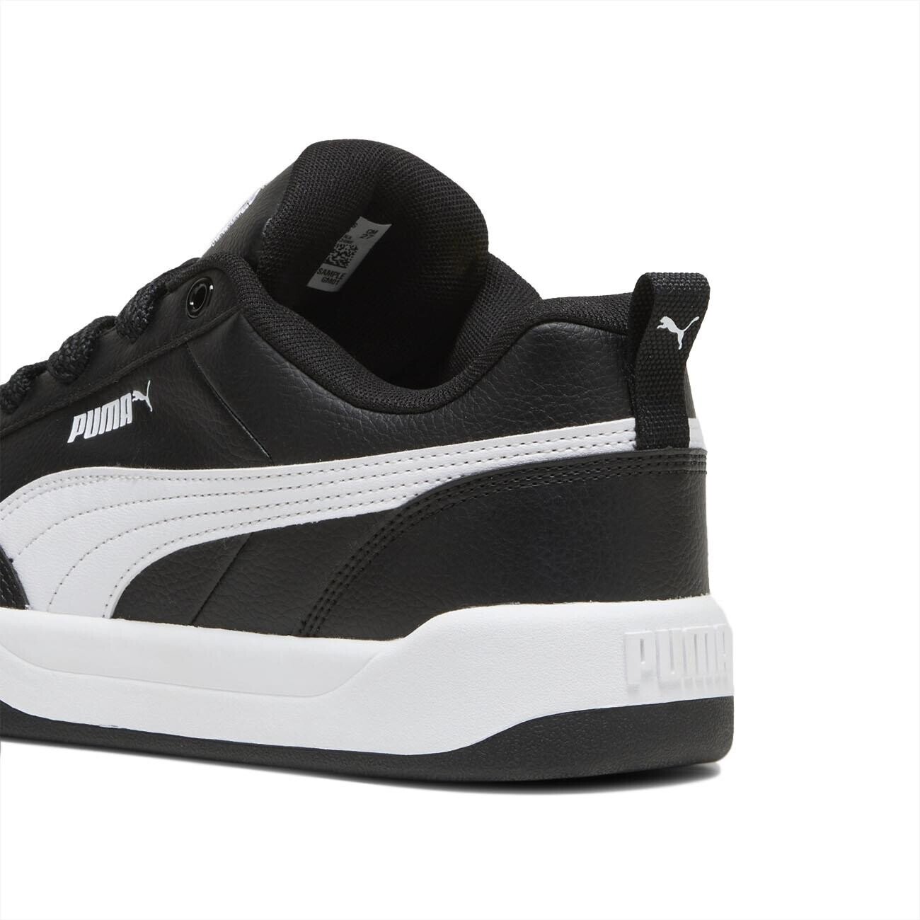 Puma 395084 Park Lifestyle-White-Gray-Sugared Almond Spor Ayakkabı Siyah - 4