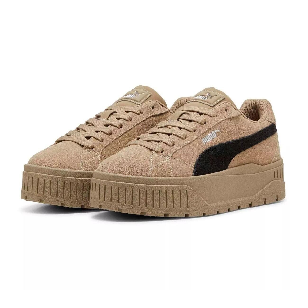 Puma 397457 Karmen II Spor Ayakkabı Bej-Siyah - 3