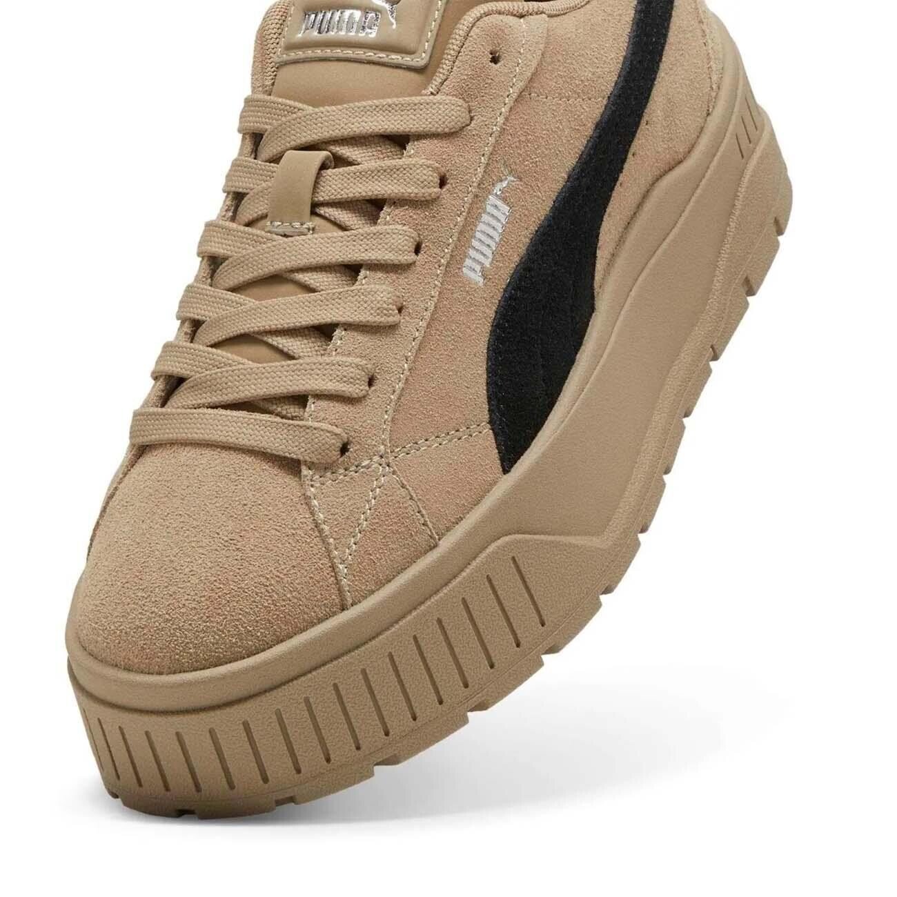 Puma 397457 Karmen II Spor Ayakkabı Bej-Siyah - 4