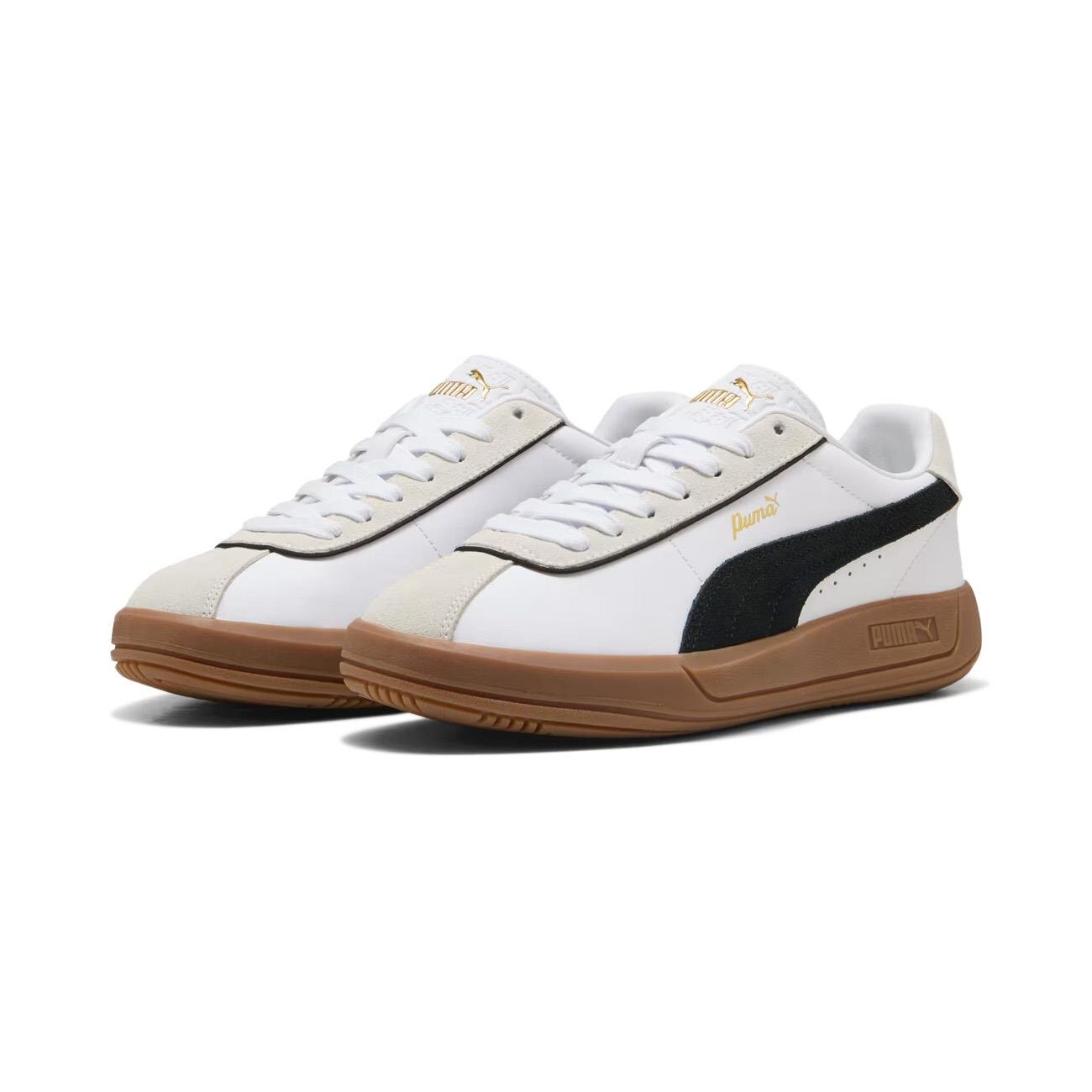 Puma 400364 Club Klassika Spor Ayakkabı Beyaz-Siyah - 3