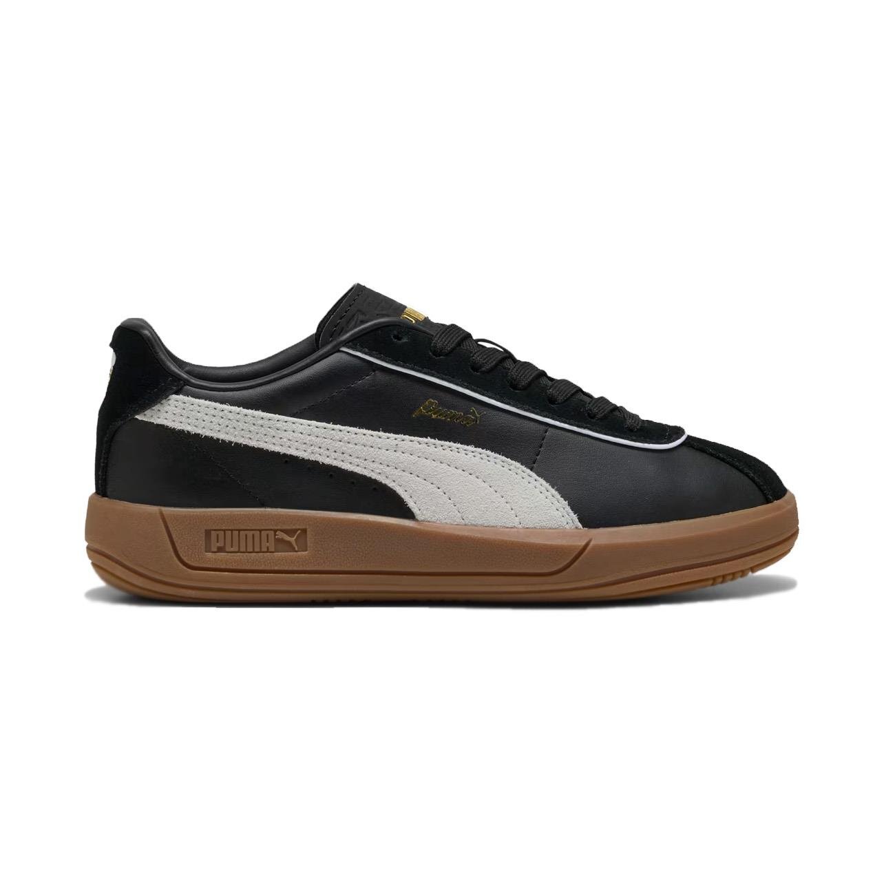 Puma 400364 Club Klassika Spor Ayakkabı Siyah-Beyaz - 1