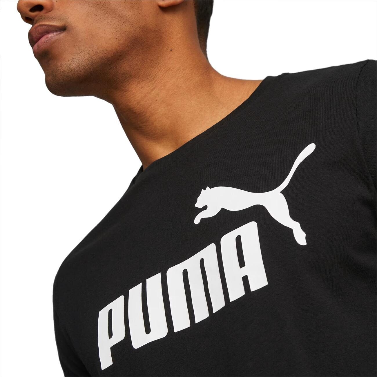 Puma 586666 ESS Logo Tişört Siyah - 3