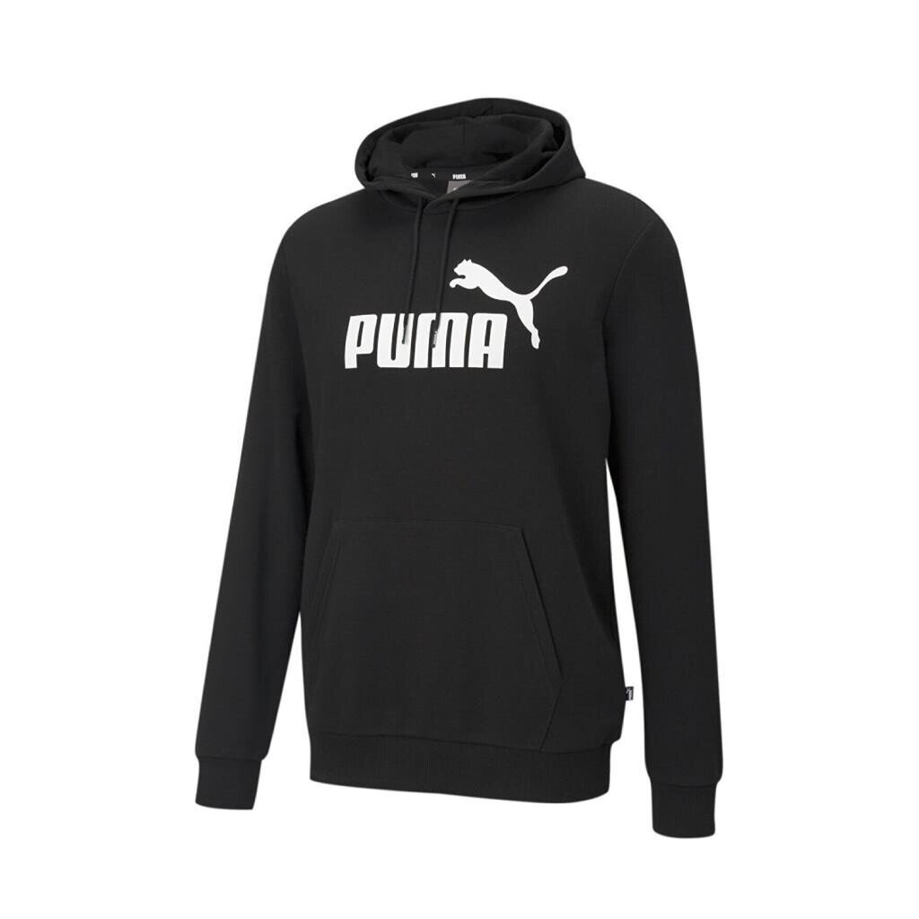 Puma 586688 Ess Big Logo Hoodie Sweatshirt Siyah - 1