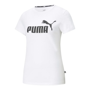 Puma 586774 Ess Logo Tişört Beyaz 