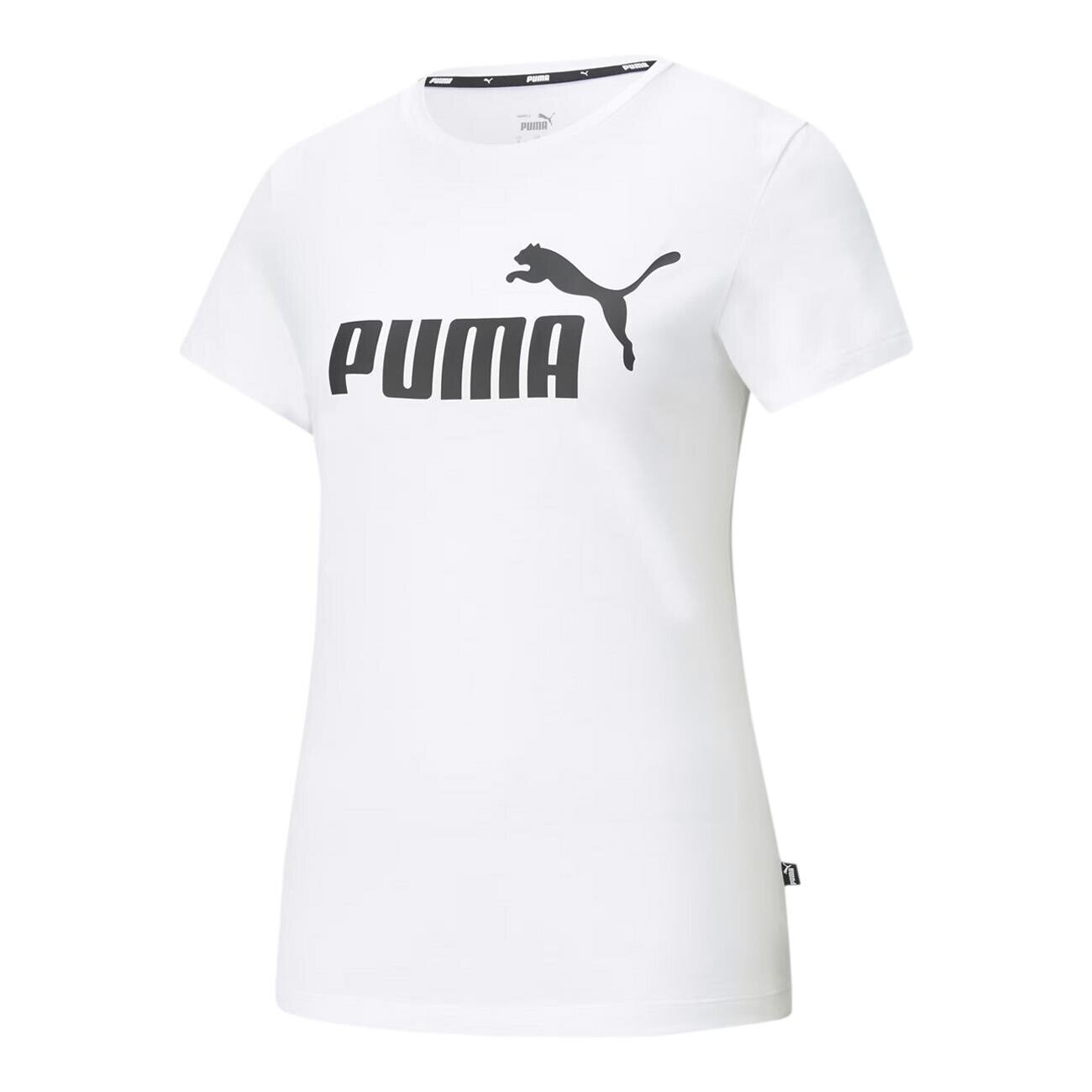 Puma 586774 Ess Logo Tişört Beyaz - 1