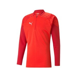 Puma 657982 Teamcup Traınıng 1/4 Zıp Top Kırmızı 