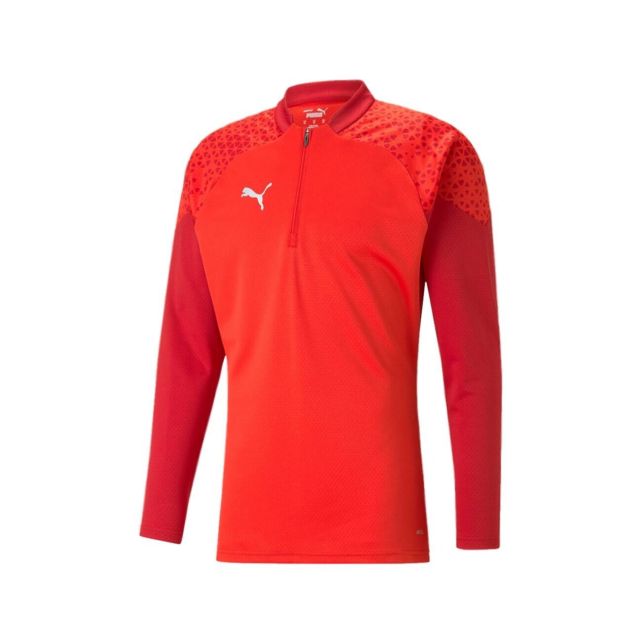 Puma 657982 Teamcup Traınıng 1/4 Zıp Top Kırmızı - 1