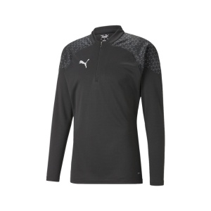 Puma 657982 Teamcup Traınıng 1/4 Zıp Top Siyah 