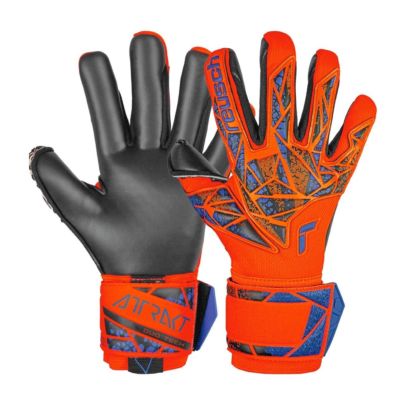 Reusch 5470025 Attrakt Duo Kaleci Eldivenleri Turuncu-Siyah - 4