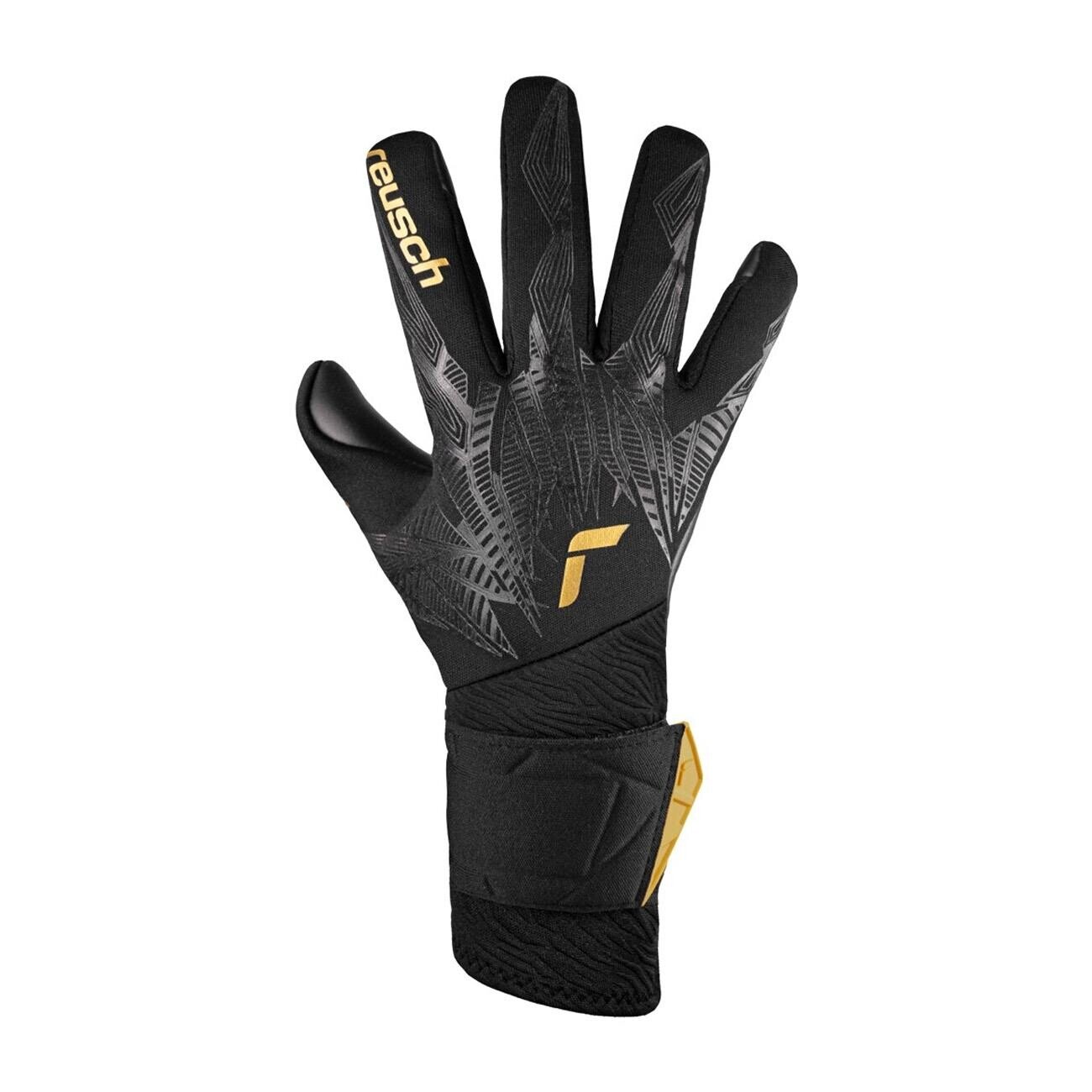 Reusch 5470700 Pure Contact Infinity Kaleci Eldivenleri Siyah-Altın - 1