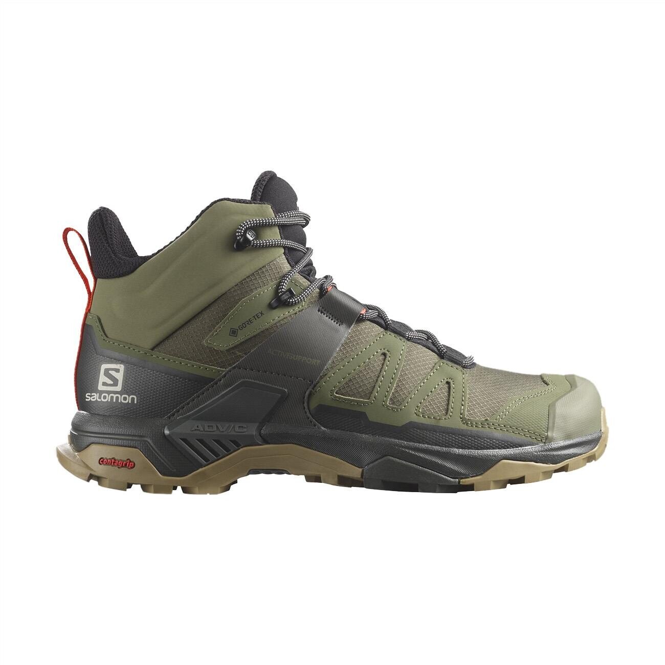 Salomon L41739800 X Ultra 4 Mid Gtx Outdoor Ayakkabı Haki - 1