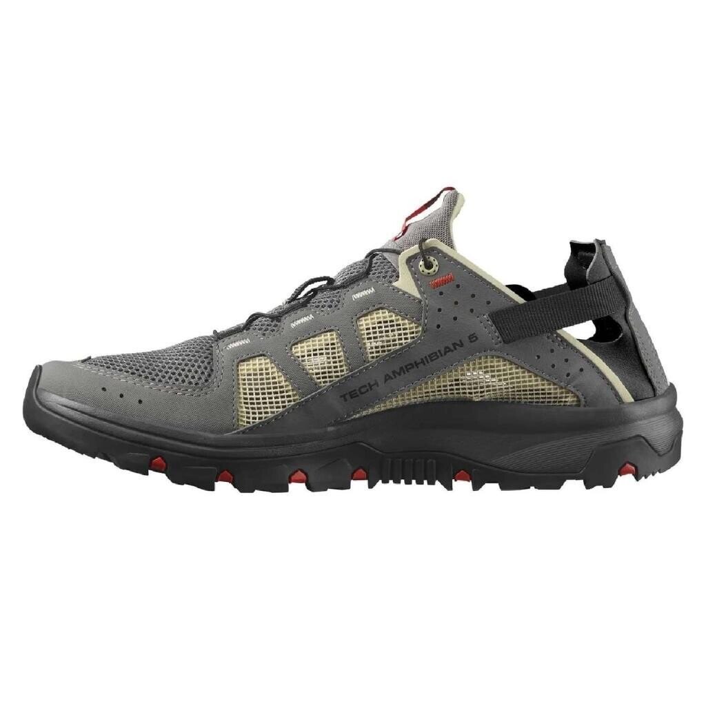 Salomon L47114900 Techamphıbıan 5 Outdoor Ayakkabı Gri-Bej - 3