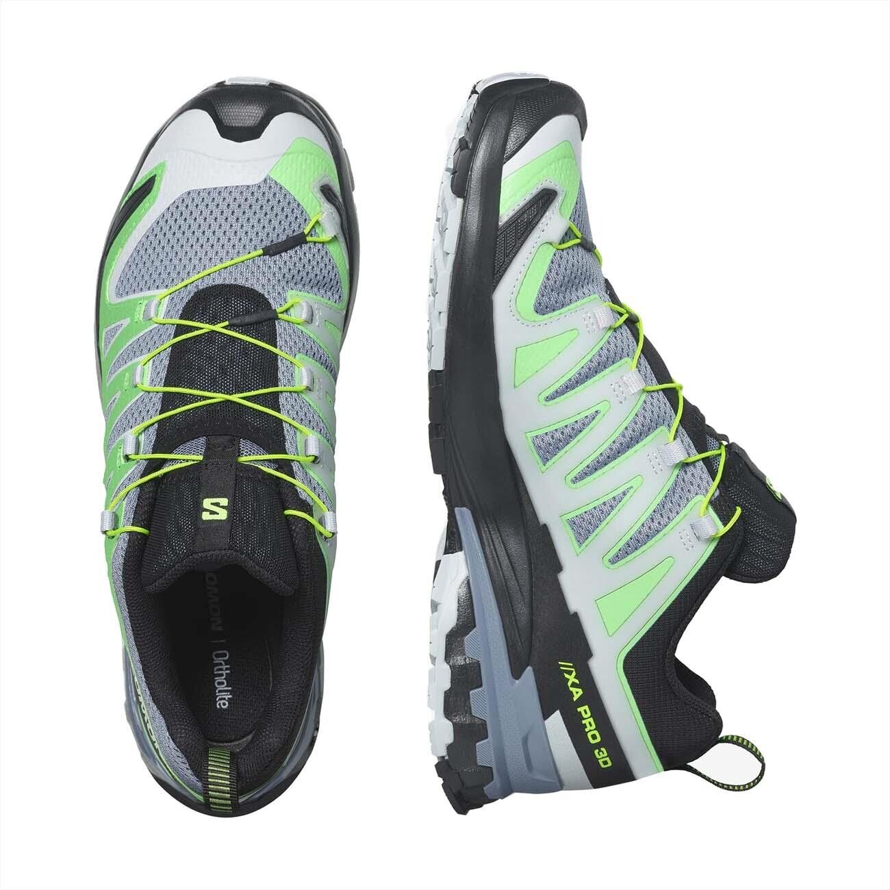 Salomon L47271900 Xa Pro 3D V9 Ayakkabı Gri-Yeşil - 4