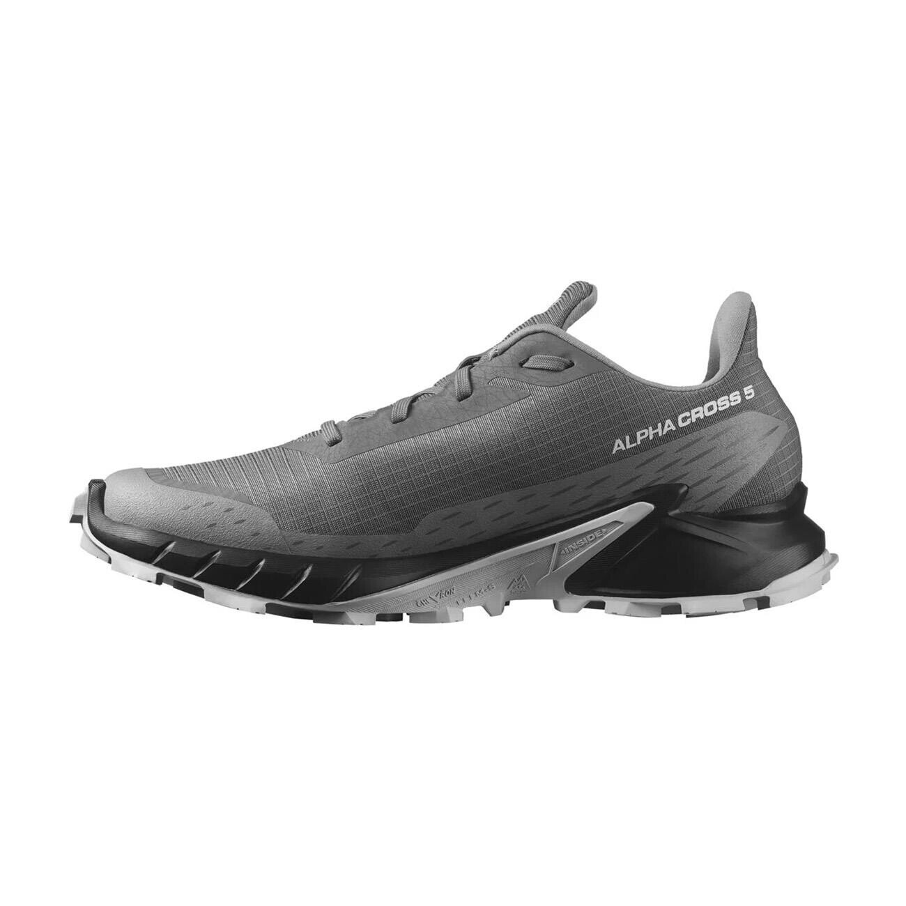 Salomon L47313300 Alphacross 5 Spor Ayakkabı Gri - 2