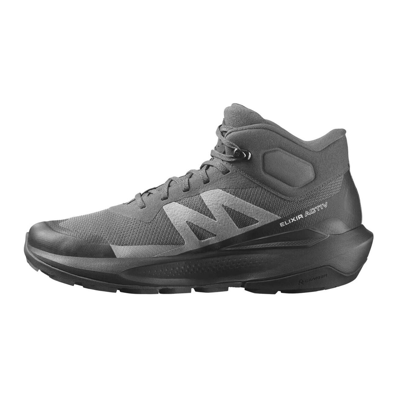 Salomon L47456800 Elixir Activ Mid Gtx Outdoor Ayakkabı Gri - 2