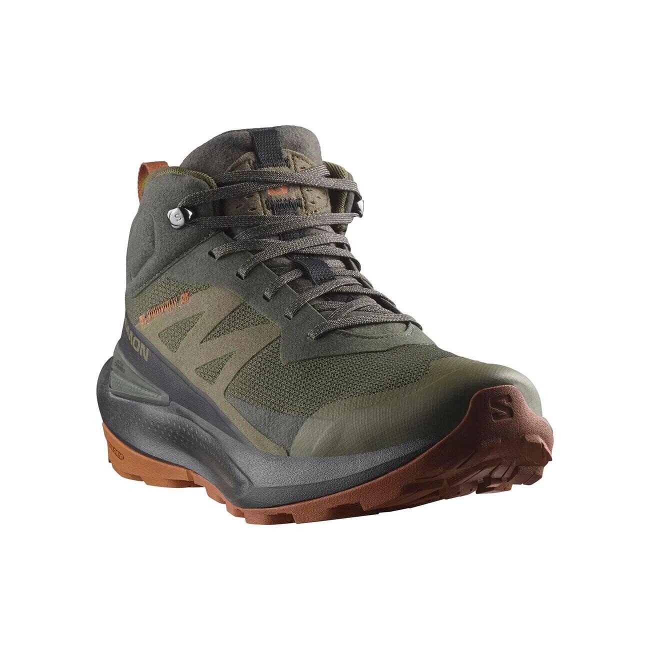 Salomon L47560300 Elixir Activ Mid Gtx Outdoor Ayakkabı Haki - 2