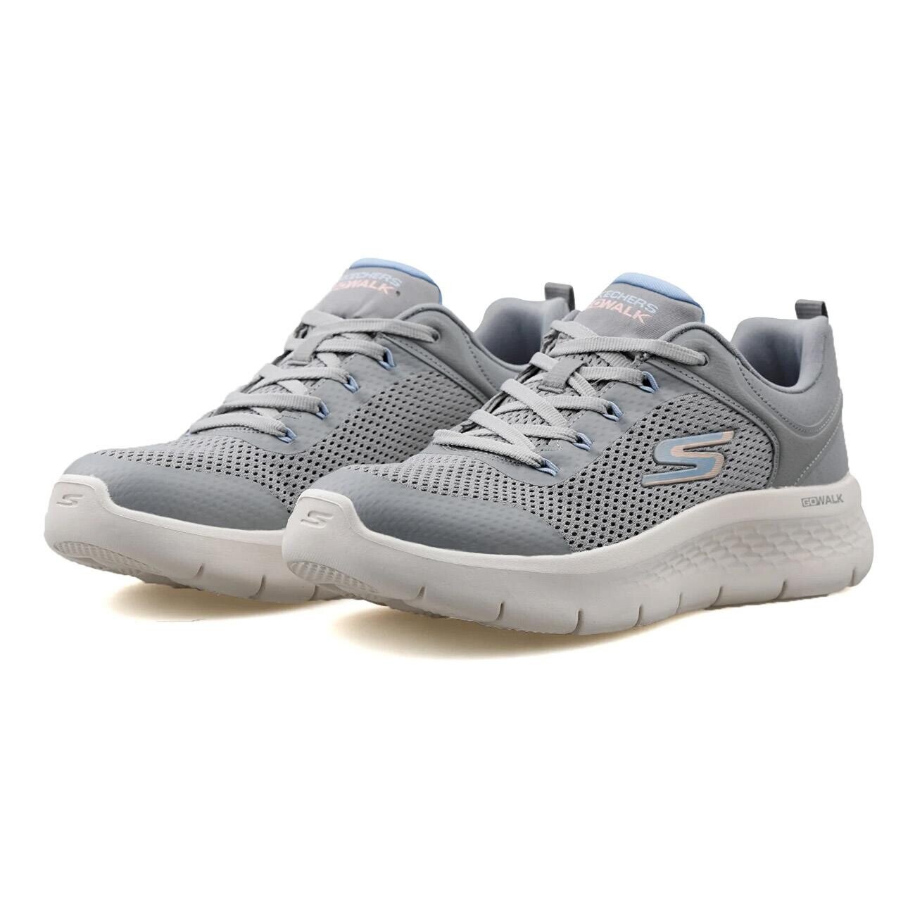 Skechers 124817tk Go Walk Flex-CaleySpor Ayakkabı Gri-Mavi - 3