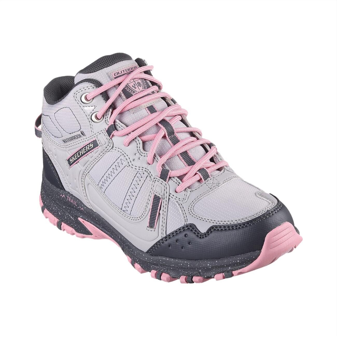 Skechers 180021 Hillcrest-Bound Peak Outdoor Ayakkabı Gri-Pembe - 3