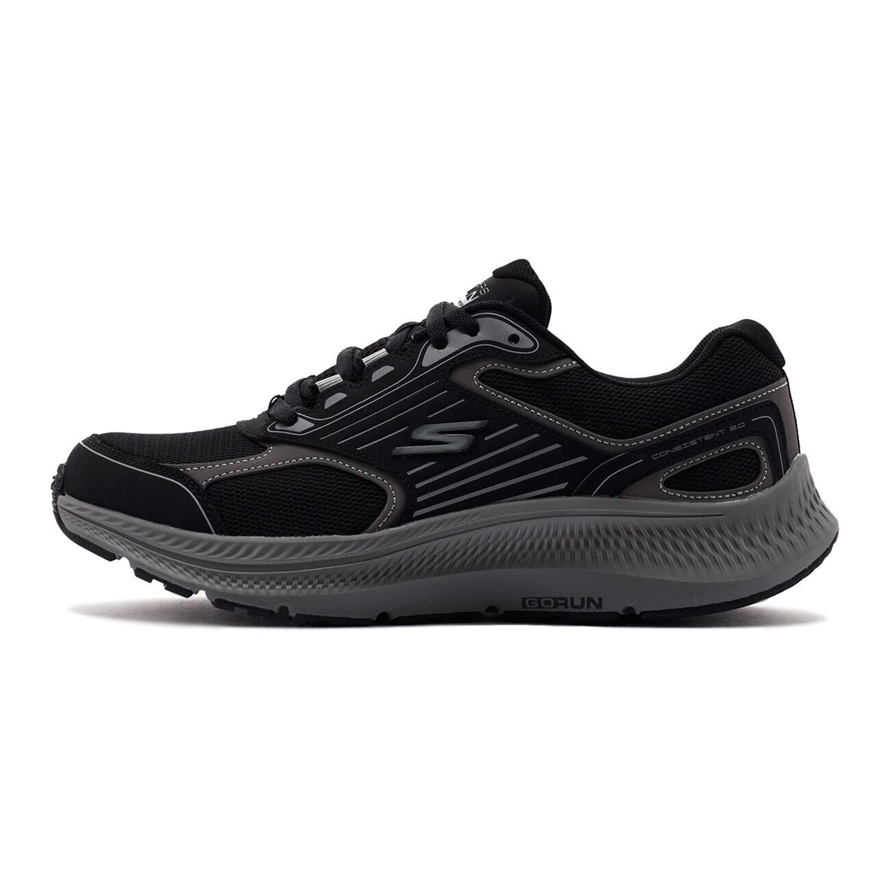 Skechers 220866 Go Run Consistent 2.0 Spor Ayakkabı Siyah-Gri - 1