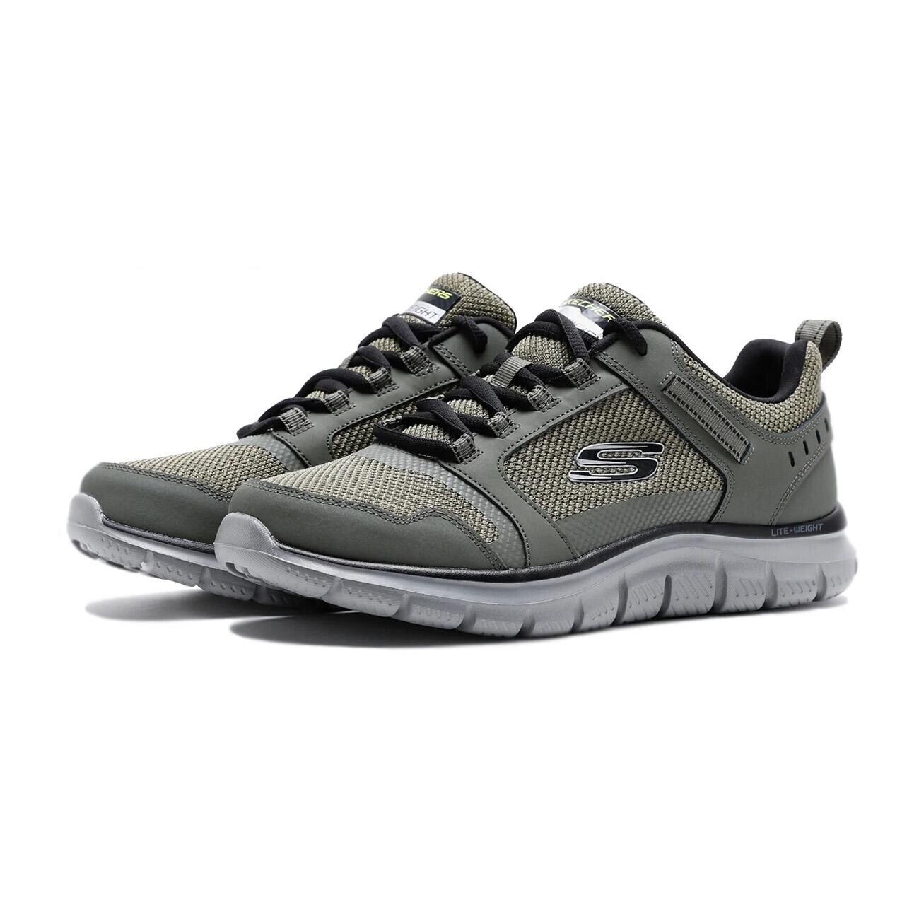 Skechers 232001tk Track Spor Ayakkabı Haki-Siyah - 3