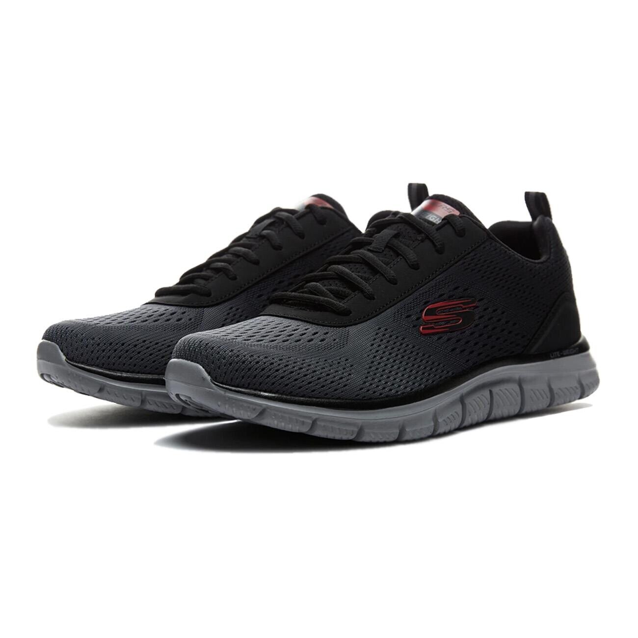 Skechers 232399tk Track-Ripkent Spor Ayakkabı Siyah-Gri - 3