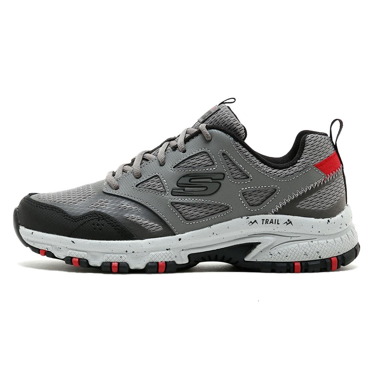 Skechers 237265 Hillcrest Spor Ayakkabı Gri-Kırmızı - 1