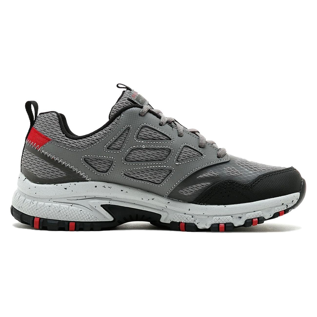 Skechers 237265 Hillcrest Spor Ayakkabı Gri-Kırmızı - 2