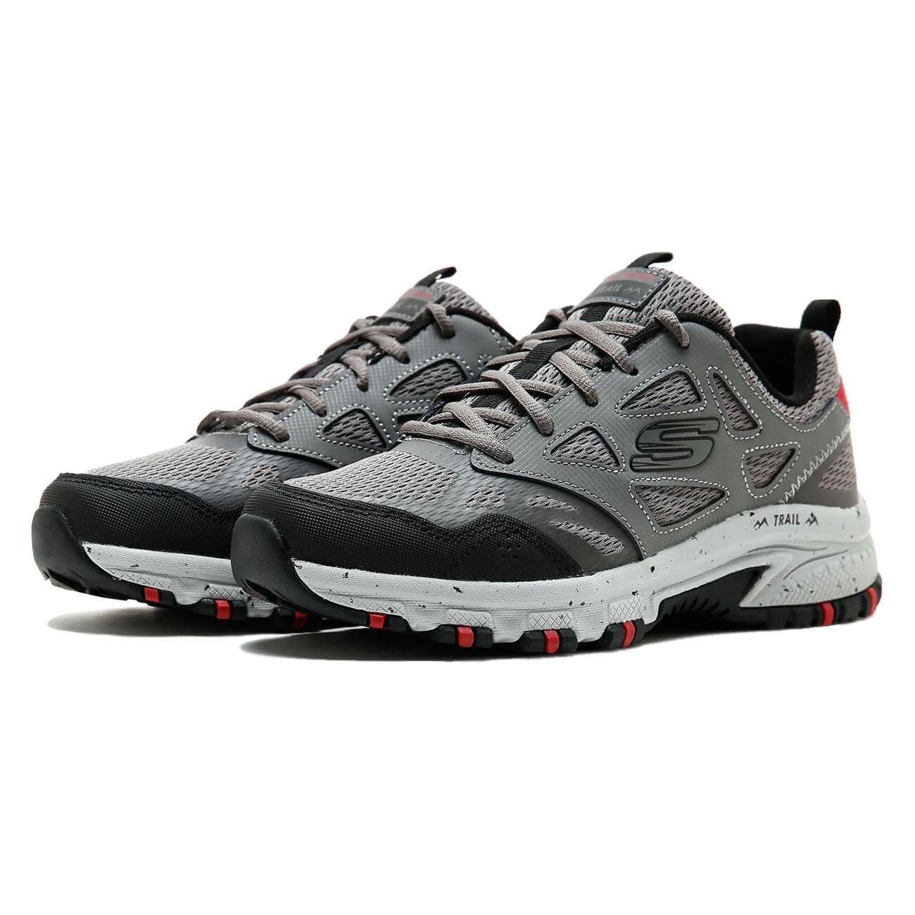 Skechers 237265 Hillcrest Spor Ayakkabı Gri-Kırmızı - 3