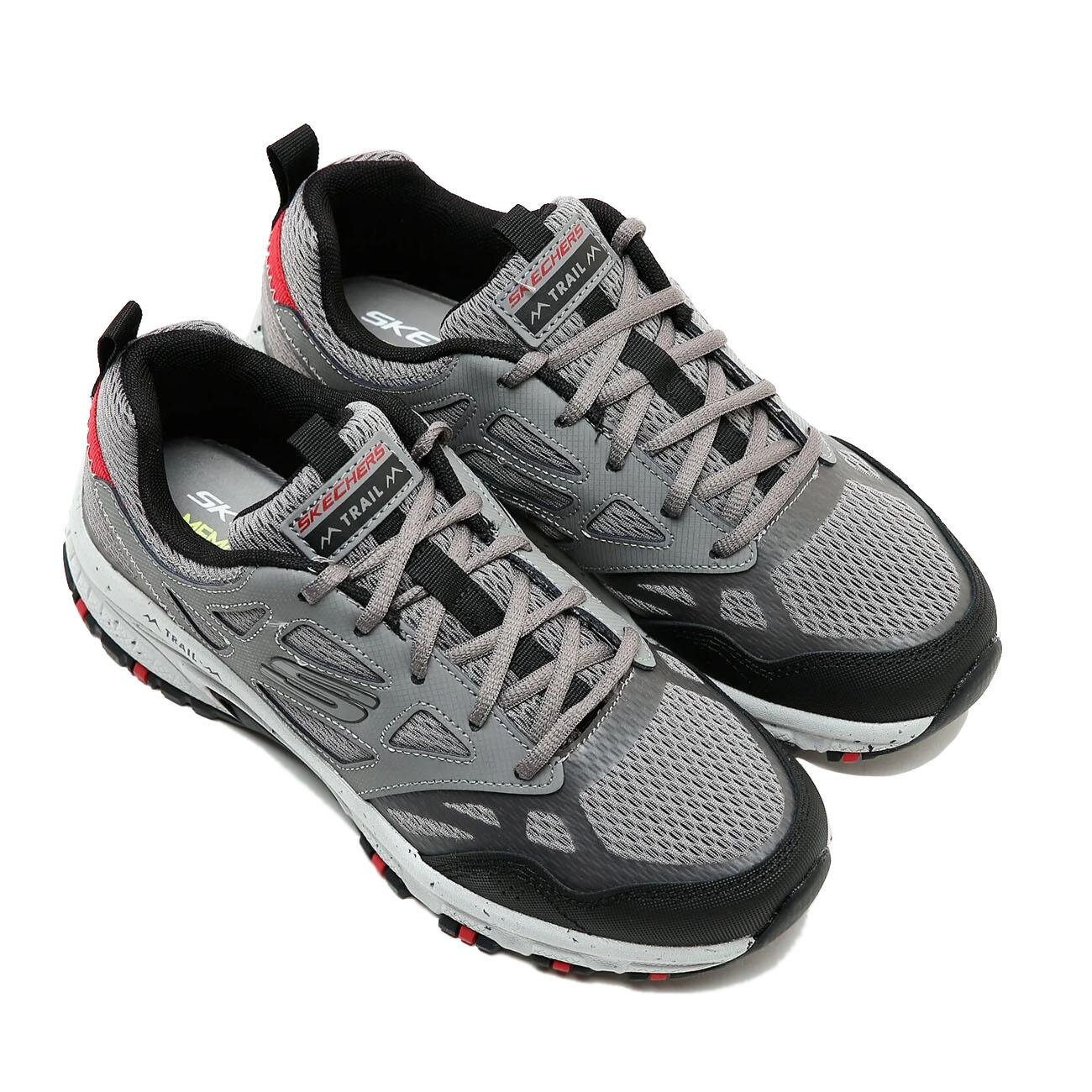 Skechers 237265 Hillcrest Spor Ayakkabı Gri-Kırmızı - 4