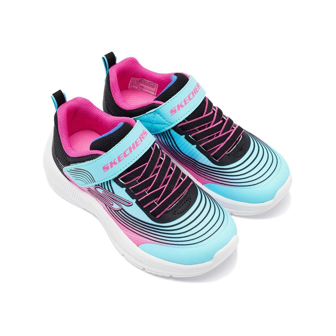 Skechers 303575L Microspec Advance Spor Ayakkabı Mavi - 3