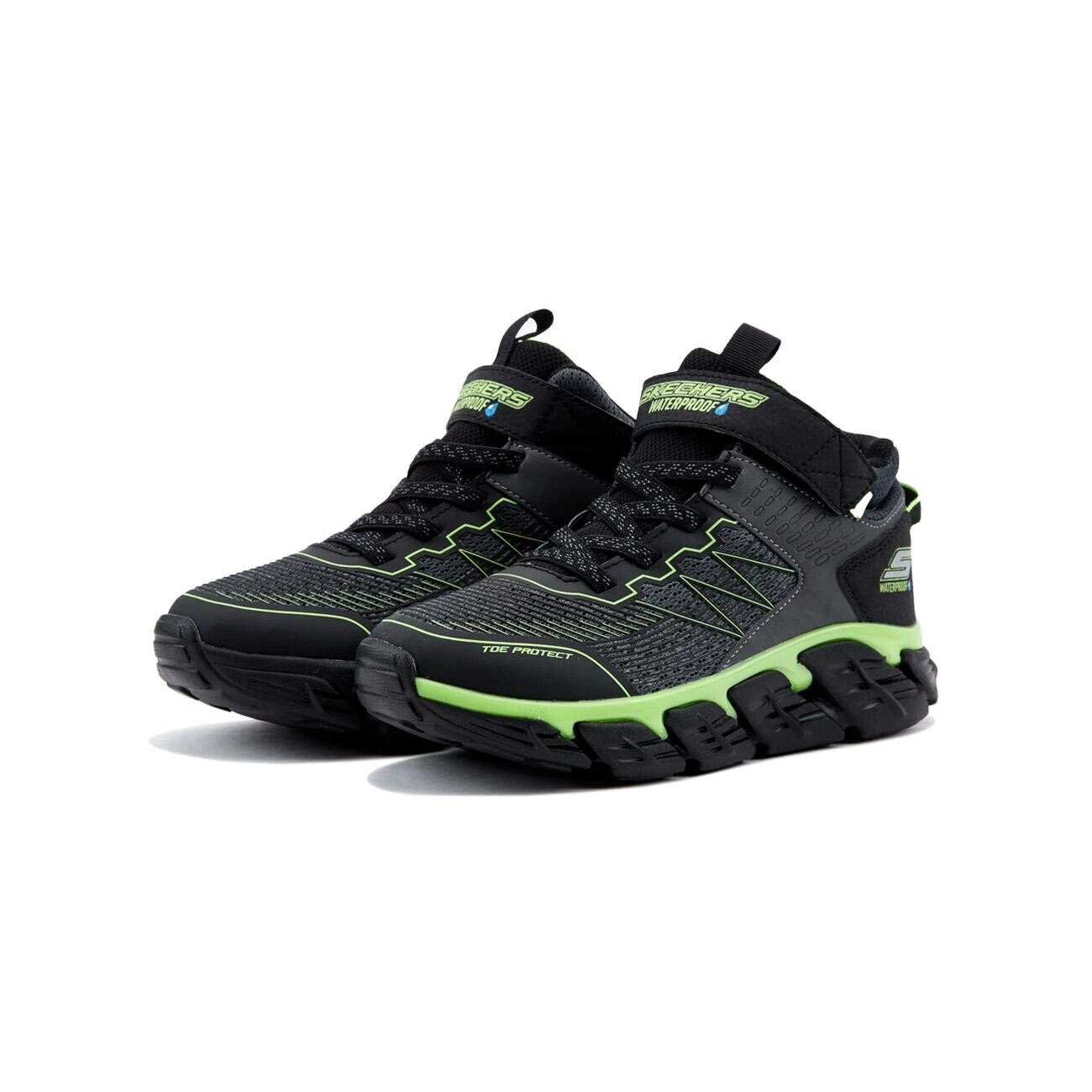 Skechers 403806L Tech - Grip Bot Siyah-Yeşil - 3