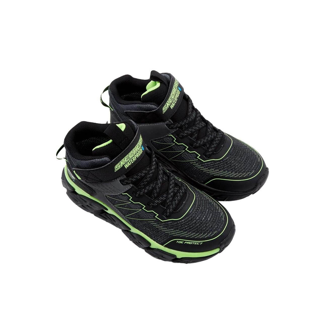 Skechers 403806L Tech - Grip Bot Siyah-Yeşil - 4