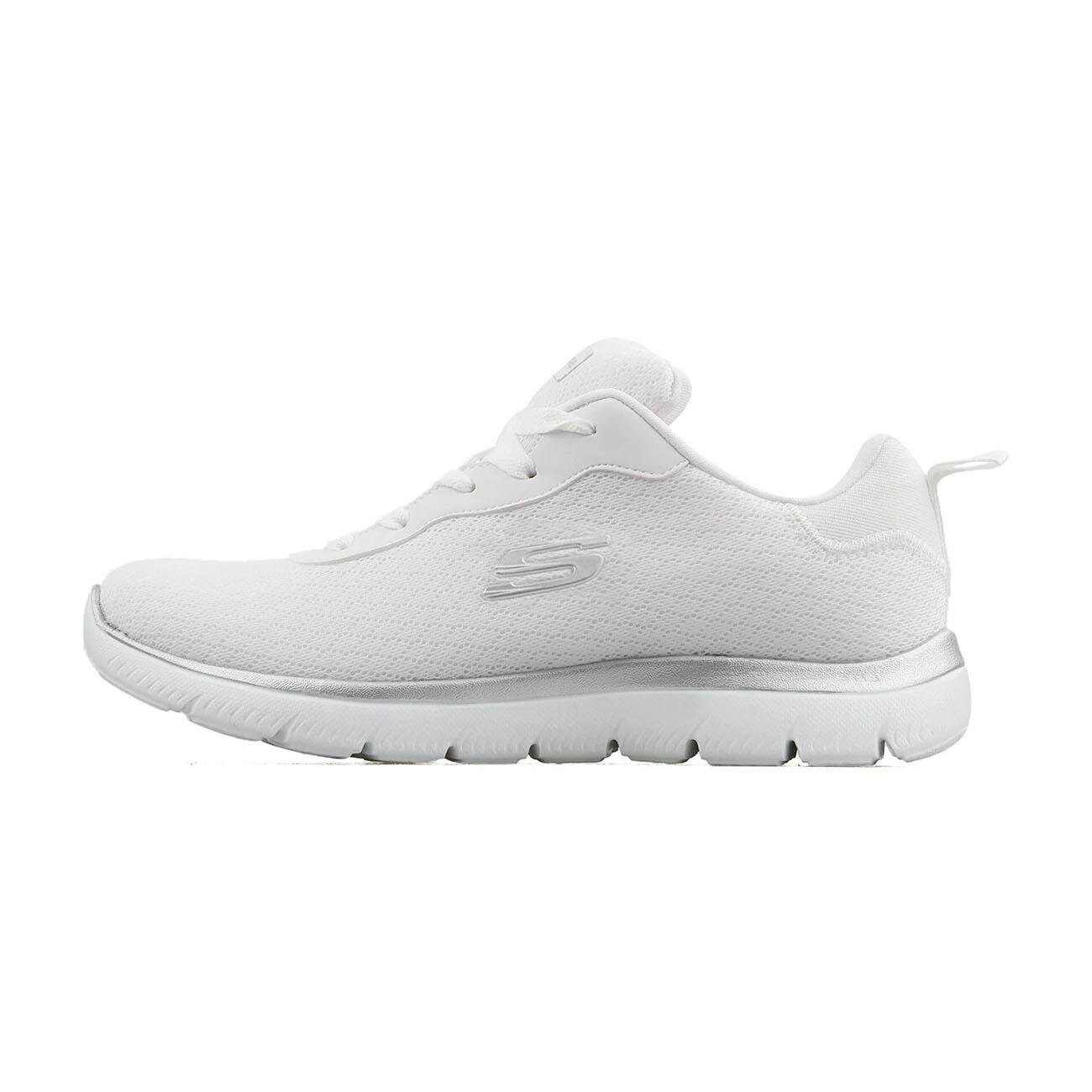 Skechers 88888316TK Spor Ayakkabı Beyaz-Gümüş - 1