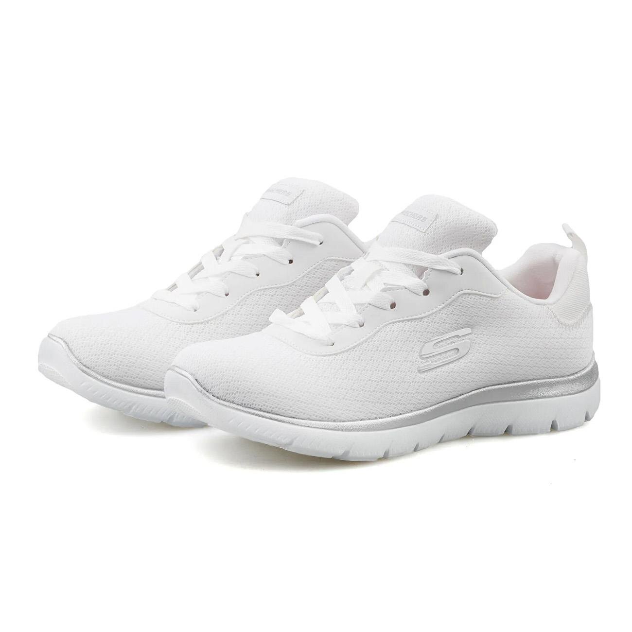 Skechers 88888316TK Spor Ayakkabı Beyaz-Gümüş - 3