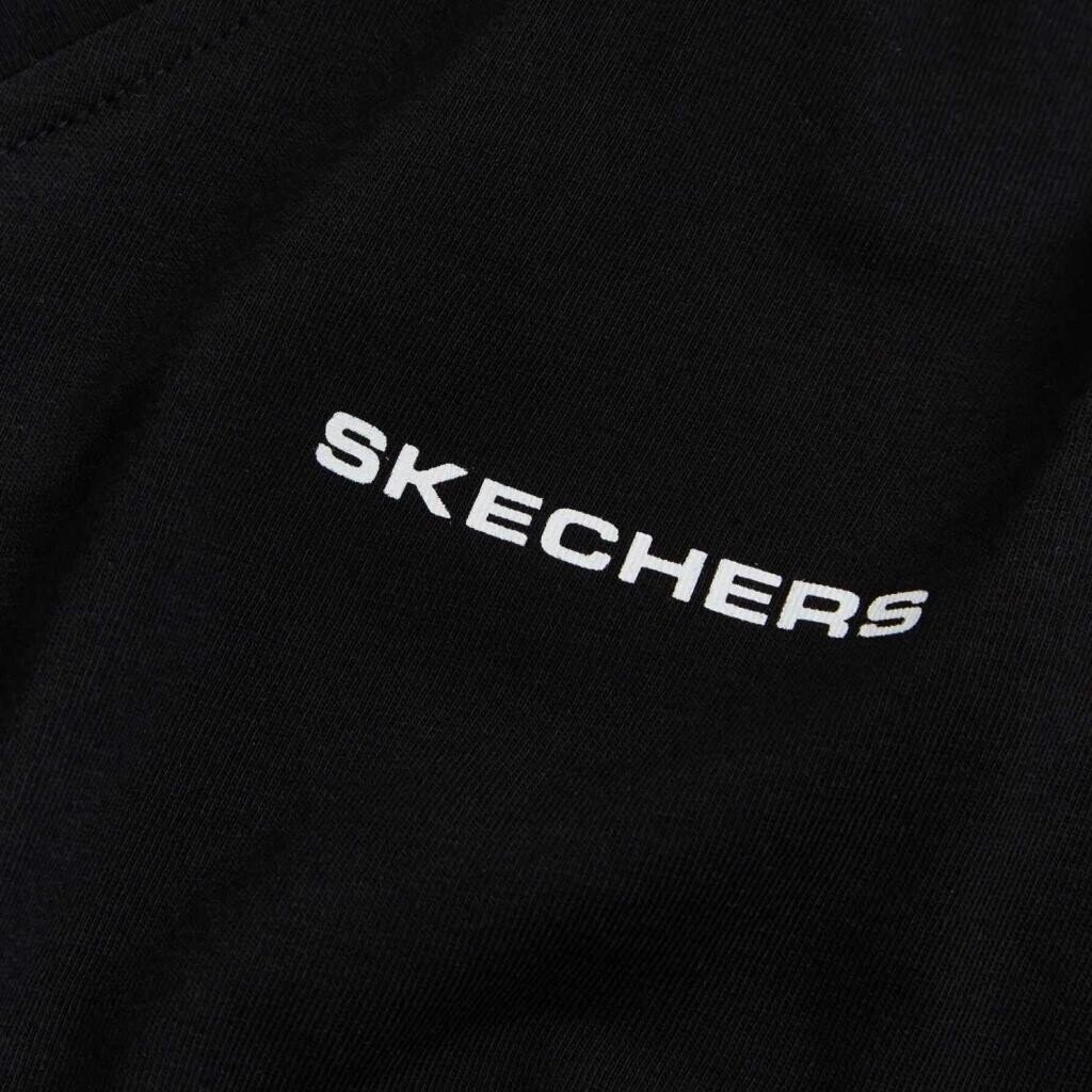 Skechers S212399 W New Basics V Neck Tişört Siyah - 3