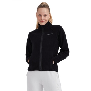 Skechers S212935 W Turtle Neck Full Zip Polar Siyah 