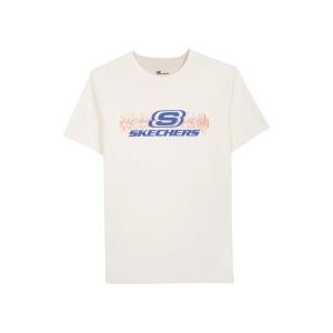 Skechers S222262 M Big Logo T-Shirt Beyaz 