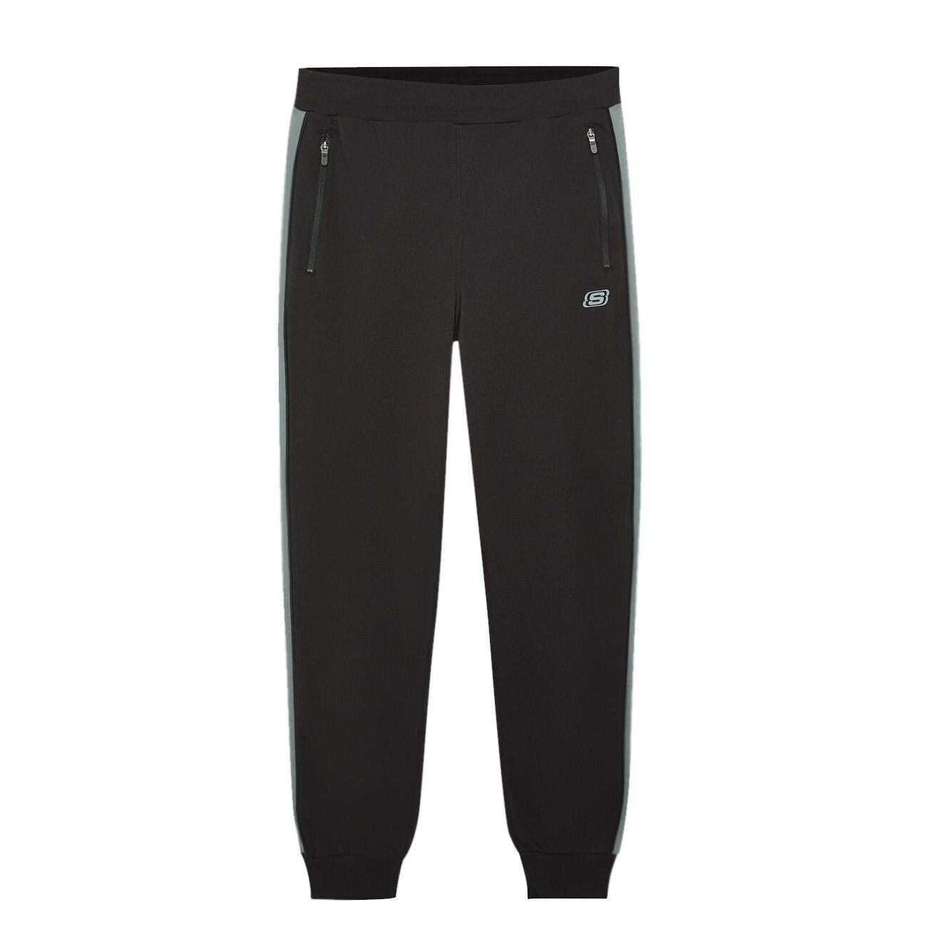 Skechers S242094 M LW Fleece Jogger Sweatpant Siyah - 1