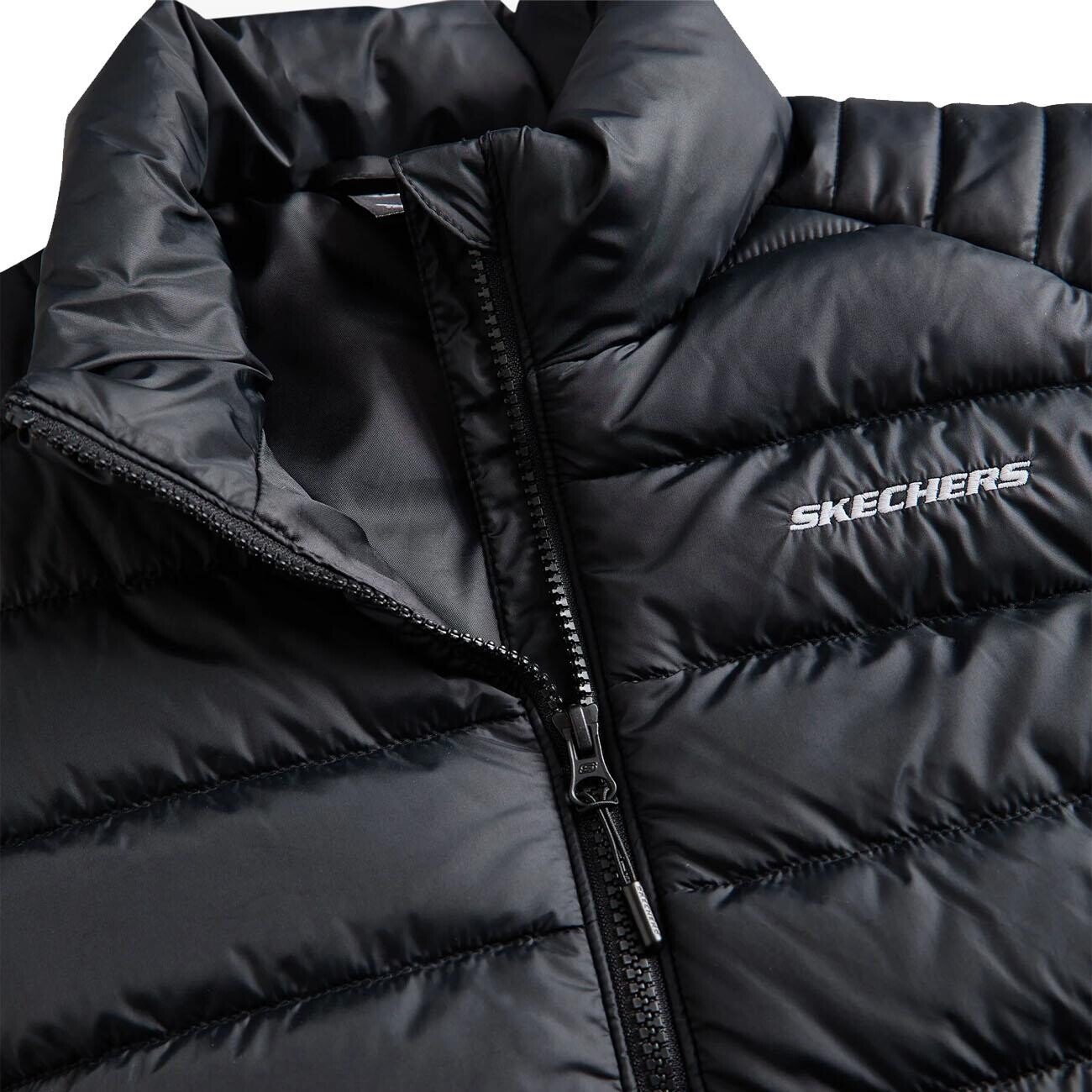 Skechers S242319 W Outerwear Padded Vest Siyah - 3